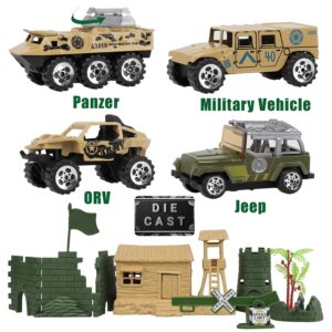 TOY Life 95 PCS Army Men, Army Toys, Toy Soldiers for Boys, Plastic Army Men Action Figures, Military Toys, Green Army Men Playset, Soldier Toys, Army Guys, Army Action Figures, Toy Army Men