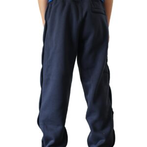 Funny Guy Mugs Retro Tearaway Sweatpants - Premium Breakaway Pants (Navy Blue, Youth Medium)