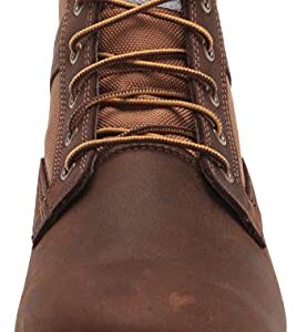 Carhartt mens Force 5" Lightweight Sneaker Soft Toe Ankle Boot, Brown Leather & Tan Duck, 10 US