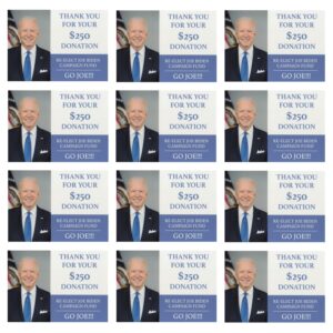 crazy novelty guy (12-pack) bulk prank postcards - joe biden re-election campaign fund - pranks practical jokes gags revenge hate mail - send them to your victim yourself