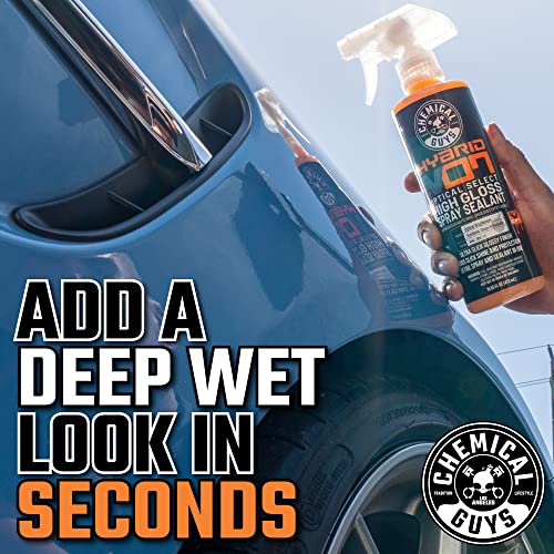 Chemical Guys WAC_808 Hybrid V7 Optical Select High Gloss Spray Sealant & Quick Detailer (Safe for All Finishes Including Ceramic Coatings), 128 fl oz (1 Gallon), Orange Scent