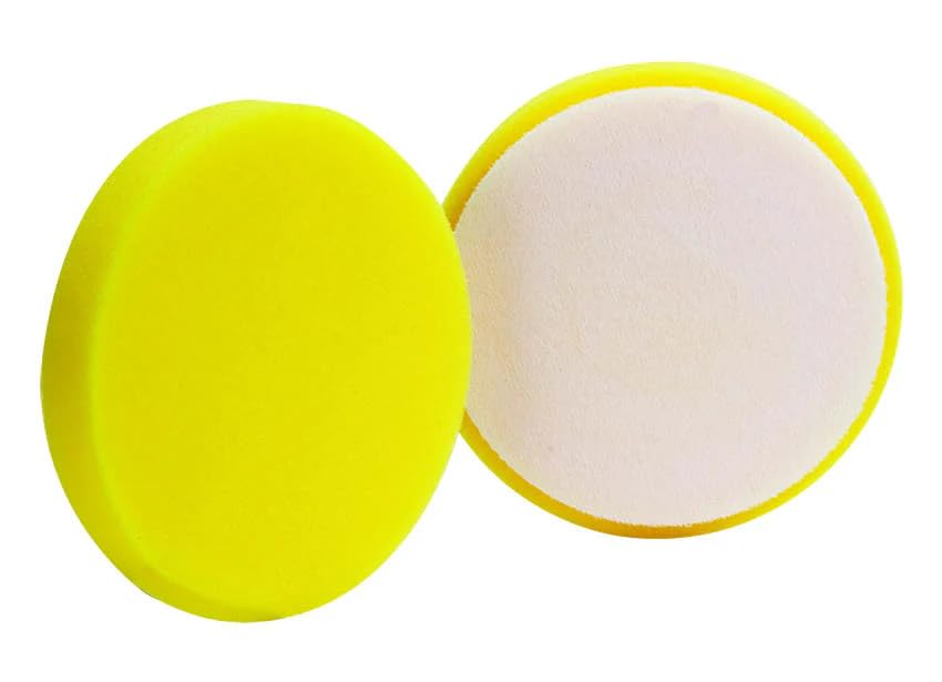 Tool Guy Republic 5.5" Foam DA Pad for use with 5" Backing Pads (Yellow/Heavy Cut, Orange/Medium Cut, White/Polish)