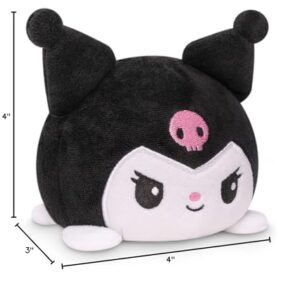 TeeTurtle - The Officially Licensed Original Sanrio Plushie - My Melody + Kuromi - Cute Sensory Fidget Stuffed Animals That Show Your Mood