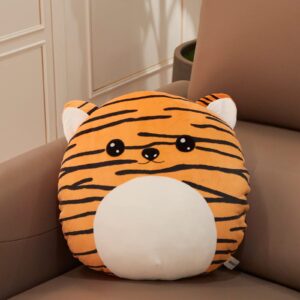 CozyWorld 15” Cute Tiger Plush Pillow Stuffed Animal Super Soft Sofa Cushion Plush Toy Car trip Home Decors Birthday Valentines Gift for kids Grandson Daughter Son