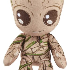 Marvel Plush Character Figure, 8-inch Groot Super Hero Soft Doll, Collectible Toy Gift for Kids & Fans Ages 3 Years Old & Up