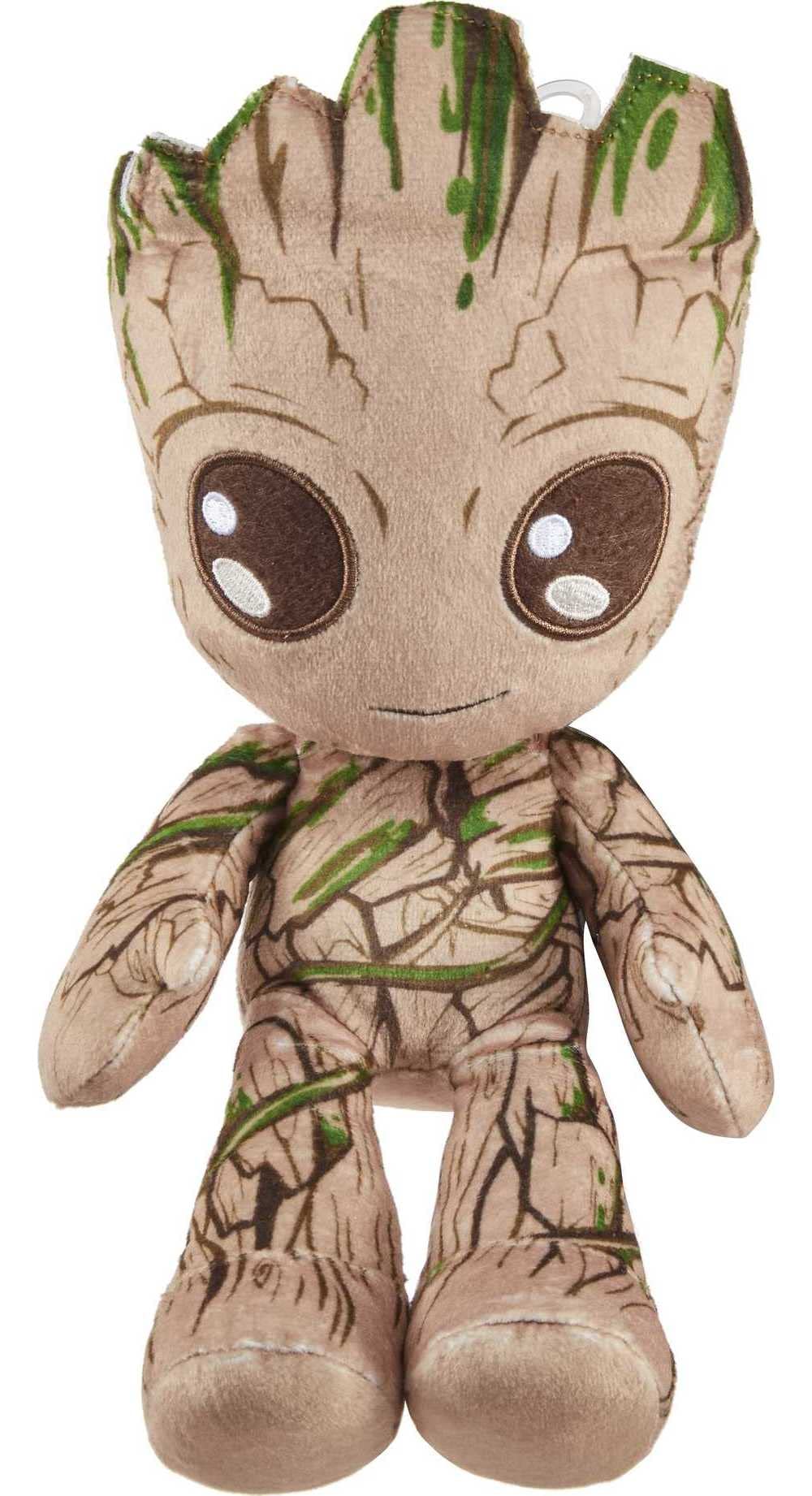 Marvel Plush Character Figure, 8-inch Groot Super Hero Soft Doll, Collectible Toy Gift for Kids & Fans Ages 3 Years Old & Up