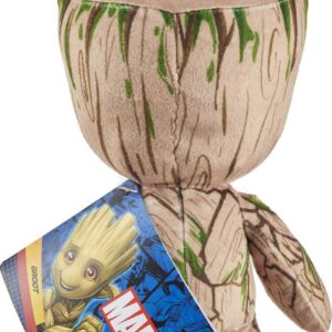 Marvel Plush Character Figure, 8-inch Groot Super Hero Soft Doll, Collectible Toy Gift for Kids & Fans Ages 3 Years Old & Up