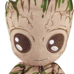 Marvel Plush Character Figure, 8-inch Groot Super Hero Soft Doll, Collectible Toy Gift for Kids & Fans Ages 3 Years Old & Up