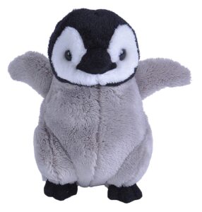wild republic penguin plush, stuffed animal, plush toy, kid gifts, pocketkins 5", model:23507