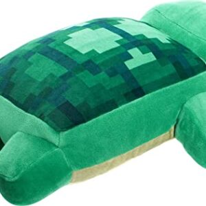 Mattel Minecraft Plush Turtle 12-inch Stuffed Animal Figure, Inspired by Video Game Character, Collectible Toy