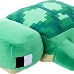 Mattel Minecraft Plush Turtle 12-inch Stuffed Animal Figure, Inspired by Video Game Character, Collectible Toy