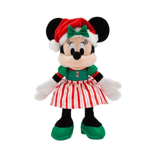 Disney Store Official Minnie Mouse 2023 Special Edition Holiday Plush – Medium 15-Inch Stuffed Toy – Exclusive Seasonal Release Perfect for Gifting and Decor – Celebrate in True Fashion