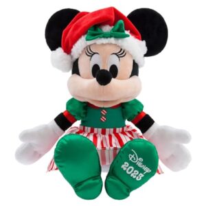 Disney Store Official Minnie Mouse 2023 Special Edition Holiday Plush – Medium 15-Inch Stuffed Toy – Exclusive Seasonal Release Perfect for Gifting and Decor – Celebrate in True Fashion