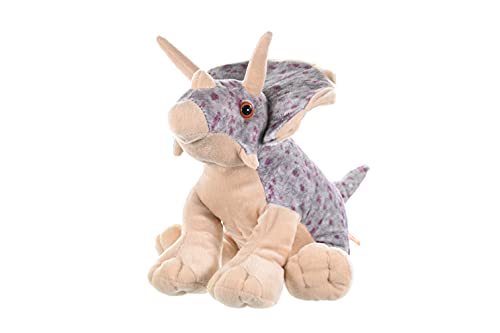 Wild Republic Triceratops Plush, Dinosaur Stuffed Animal, Plush Toy, Gifts For Kids, Cuddlekins 12", Multicolor, Model:10960