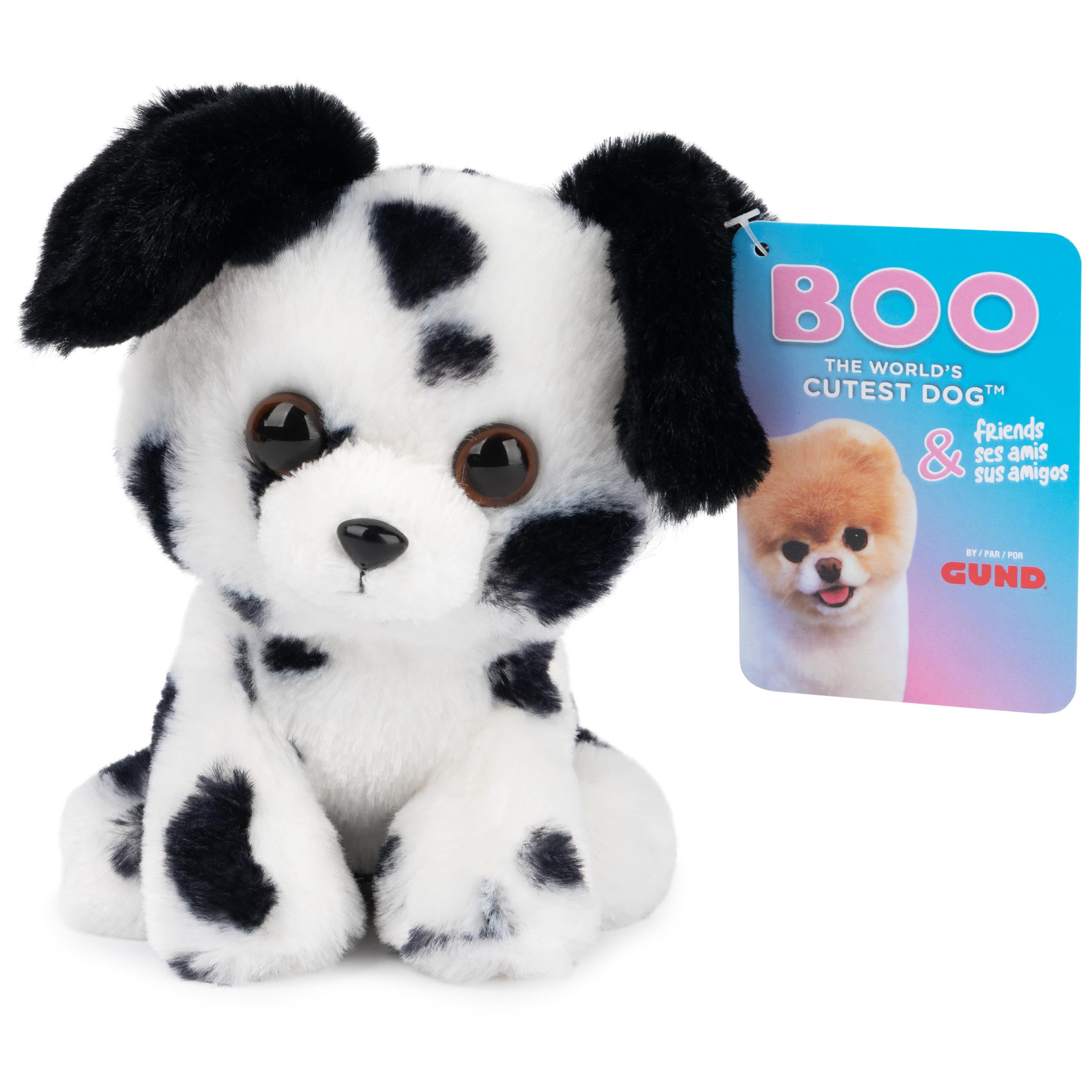 GUND Boo, The World’s Cutest Dog, Boo & Friends Collection Dalmatian Puppy, Stuffed Animal for Ages 1 and Up, 5”