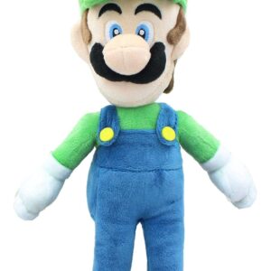 Little Buddy Super Mario All Star Collection 1415 Luigi Stuffed Plush, 10",Multi-Colored