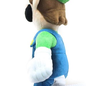 Little Buddy Super Mario All Star Collection 1415 Luigi Stuffed Plush, 10",Multi-Colored