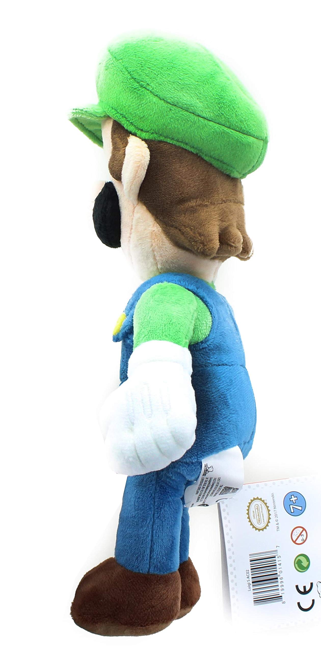 Little Buddy Super Mario All Star Collection 1415 Luigi Stuffed Plush, 10",Multi-Colored