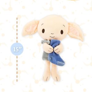 KIDS PREFERRED Harry Potter Dobby Plush Weighted Stuffed Animal The Lovable House Elf Holding His Iconic Sock for Babies, Toddlers, and Kids 15 inches