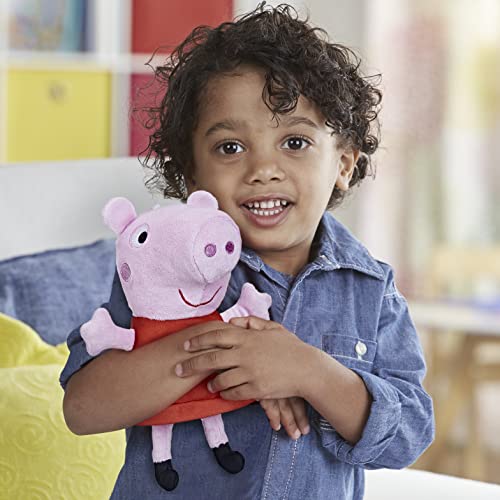 Peppa Pig Toys Giggle 'n Snort Plush Doll, Interactive Stuffed Animal with Sound Effects, Preschool Toy for Kids Ages 12 Months and Up 7.5 Inch