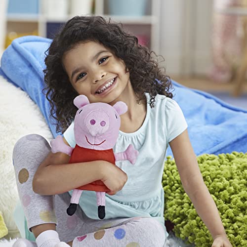 Peppa Pig Toys Giggle 'n Snort Plush Doll, Interactive Stuffed Animal with Sound Effects, Preschool Toy for Kids Ages 12 Months and Up 7.5 Inch