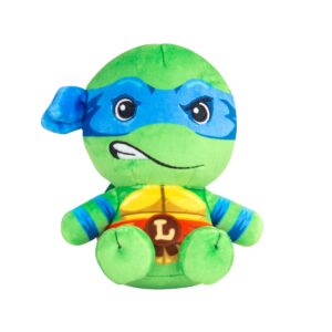 club mocchi-mocchi- teenage mutant ninja turtles plush - tmnt leonardo plushie - ninja turtle stuffed animal toys and room decor - plush collectible tmnt figures - 6 inch