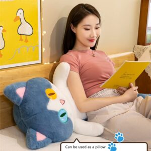 FANGYU Cute Plush Shark cat Toy, Cartoon Soft Stuffed Pillow Long Throw Sleeping Pillow,Shark Gifts for Kids (50cm/19.6in)