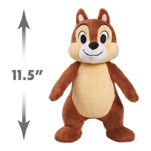 Disney Classics Chip 11.5-inch Large Plush Stuffed Animal, Chipmunk, Super Soft Plushie