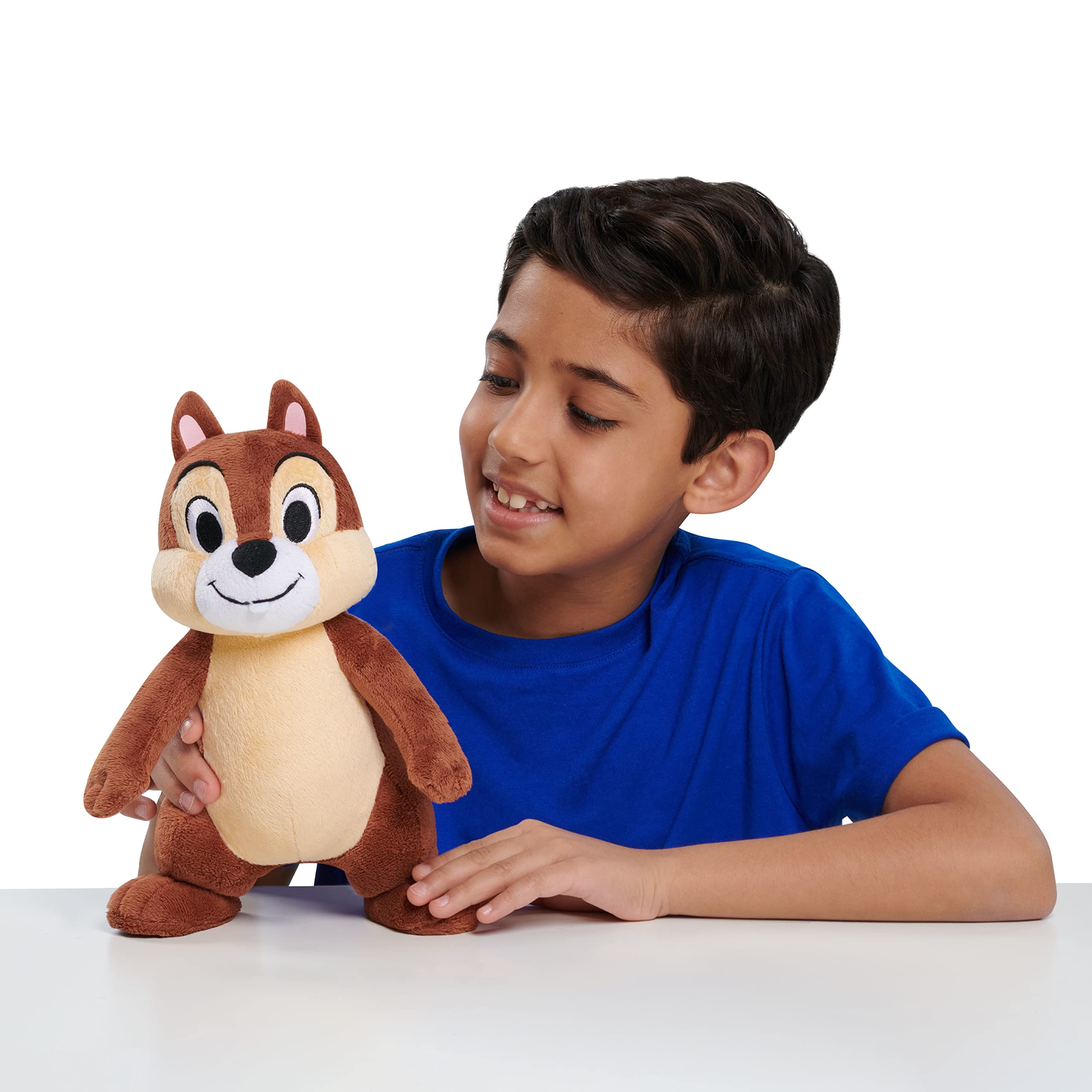 Disney Classics Chip 11.5-inch Large Plush Stuffed Animal, Chipmunk, Super Soft Plushie