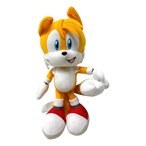 Great Eastern Entertainment Sonic The Hedgehog- Tails Holding Its Tail Plush 9" H