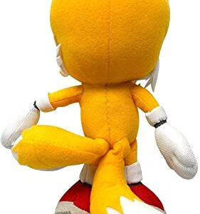 Great Eastern Entertainment Sonic The Hedgehog- Tails Holding Its Tail Plush 9" H