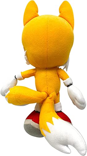 Great Eastern Entertainment Sonic The Hedgehog- Tails Holding Its Tail Plush 9" H