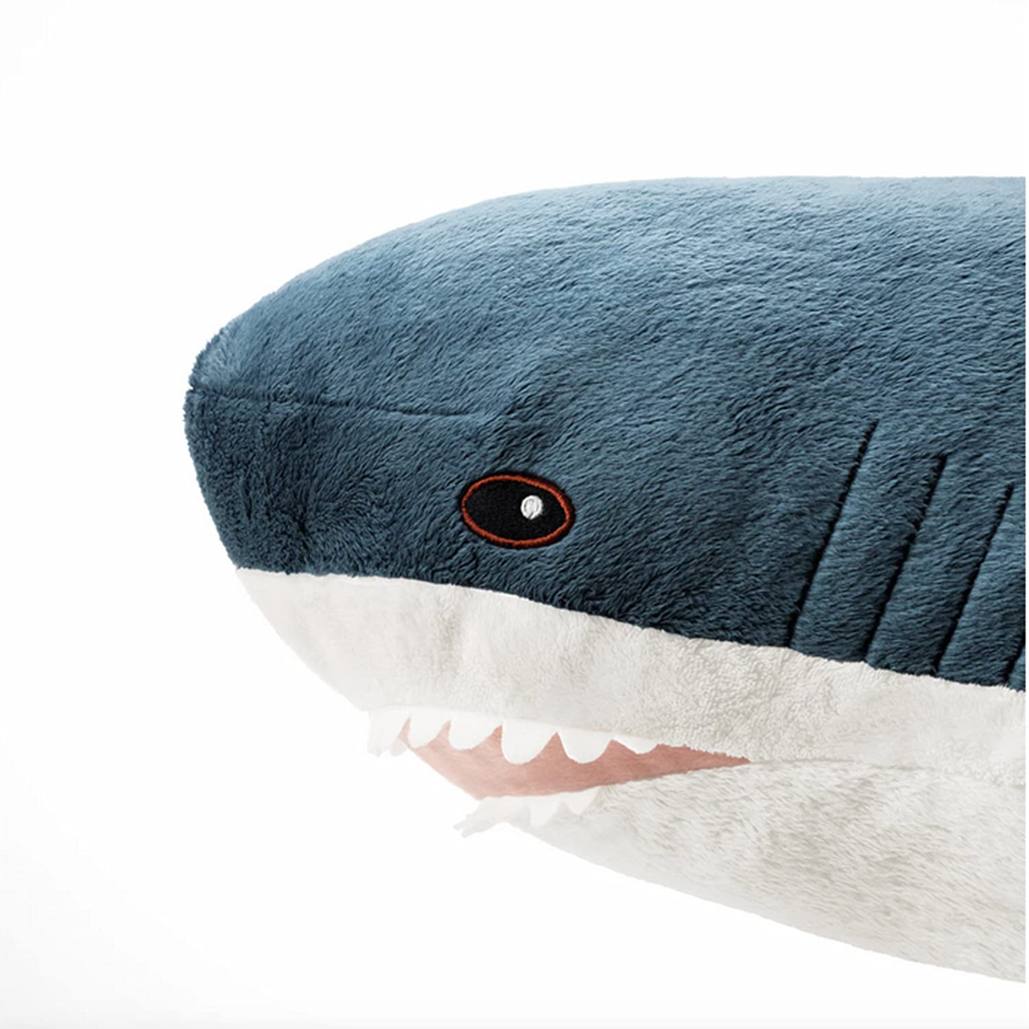 DongAi Plush Shark Toy Pillow, 31-inch Giant Shark Plush Animal Toy Super Soft and Cute Pillow Children’s Boys and Girls Room Decoration Bedtime Gift (80CM,blue) (blue)