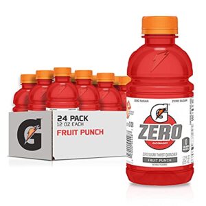 Gatorade Gatorade G Zero Thirst Quencher, Fruit Punch, 12 Ounce, 24 Count, 24 Count