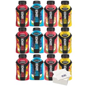 bodyarmor super sports drink variety pack, 12oz bottles, pack of 12