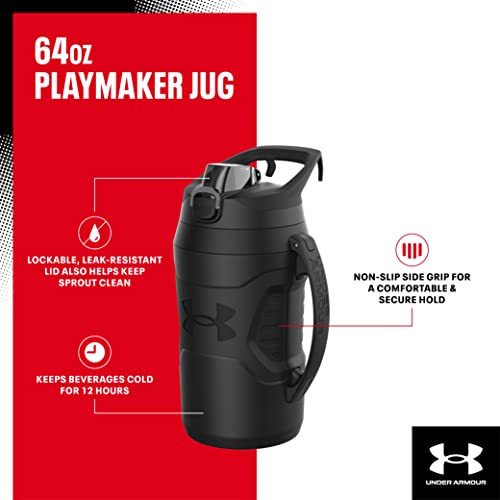 Under Armour 64oz Playmaker Water Jug, Academy