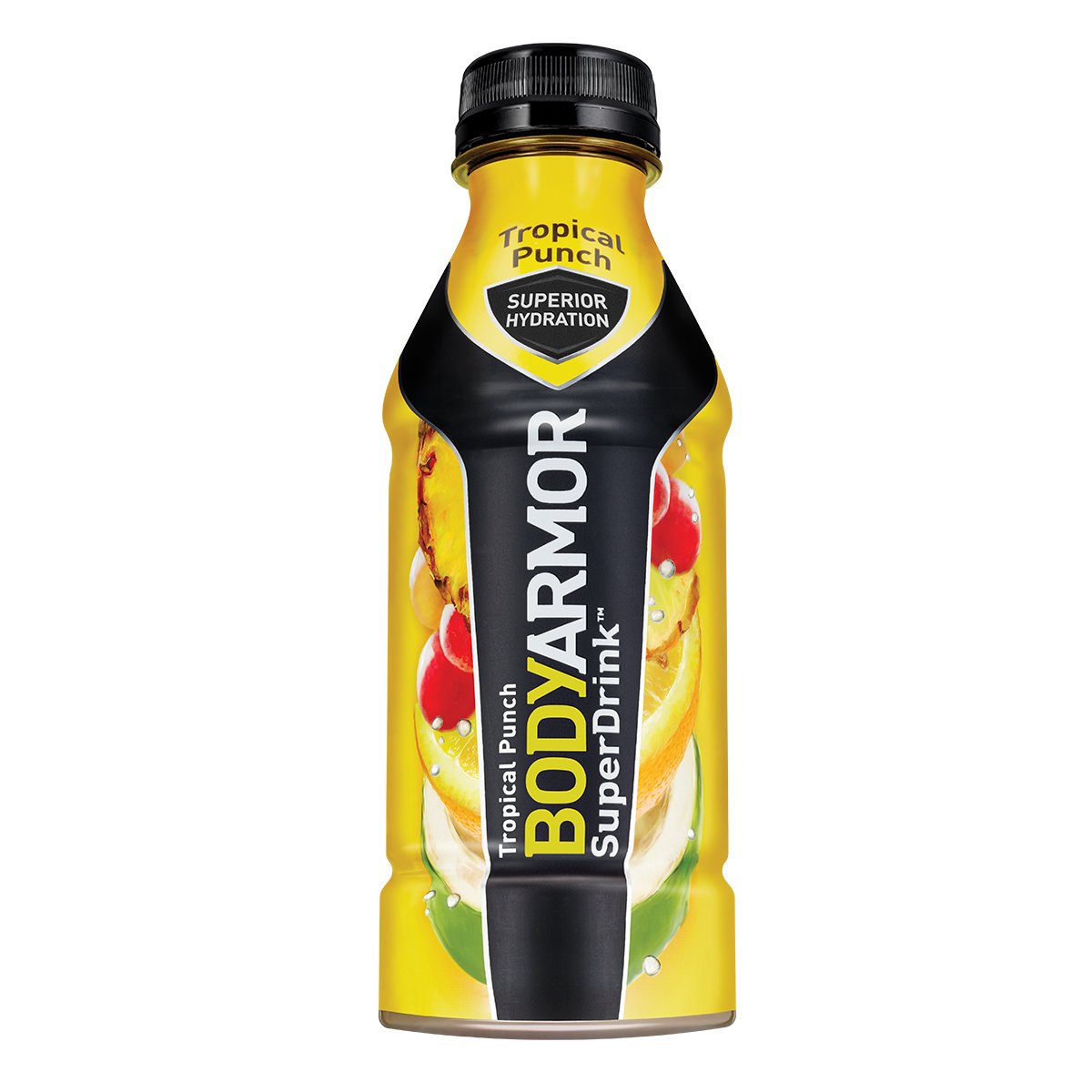 BodyArmor SuperDrink, Electrolyte Sport Drink, Tropical Punch 16 Oz (Pack of 24)