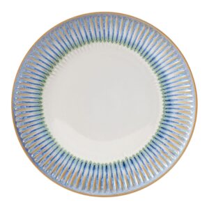 Pfaltzgraff Hensley Blue 12 Piece Dinnerware Set, Service For 4