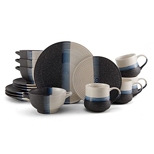 Pfaltzgraff Jaxon 16 Piece Dinnerware Set, Service For 4, Multicolor