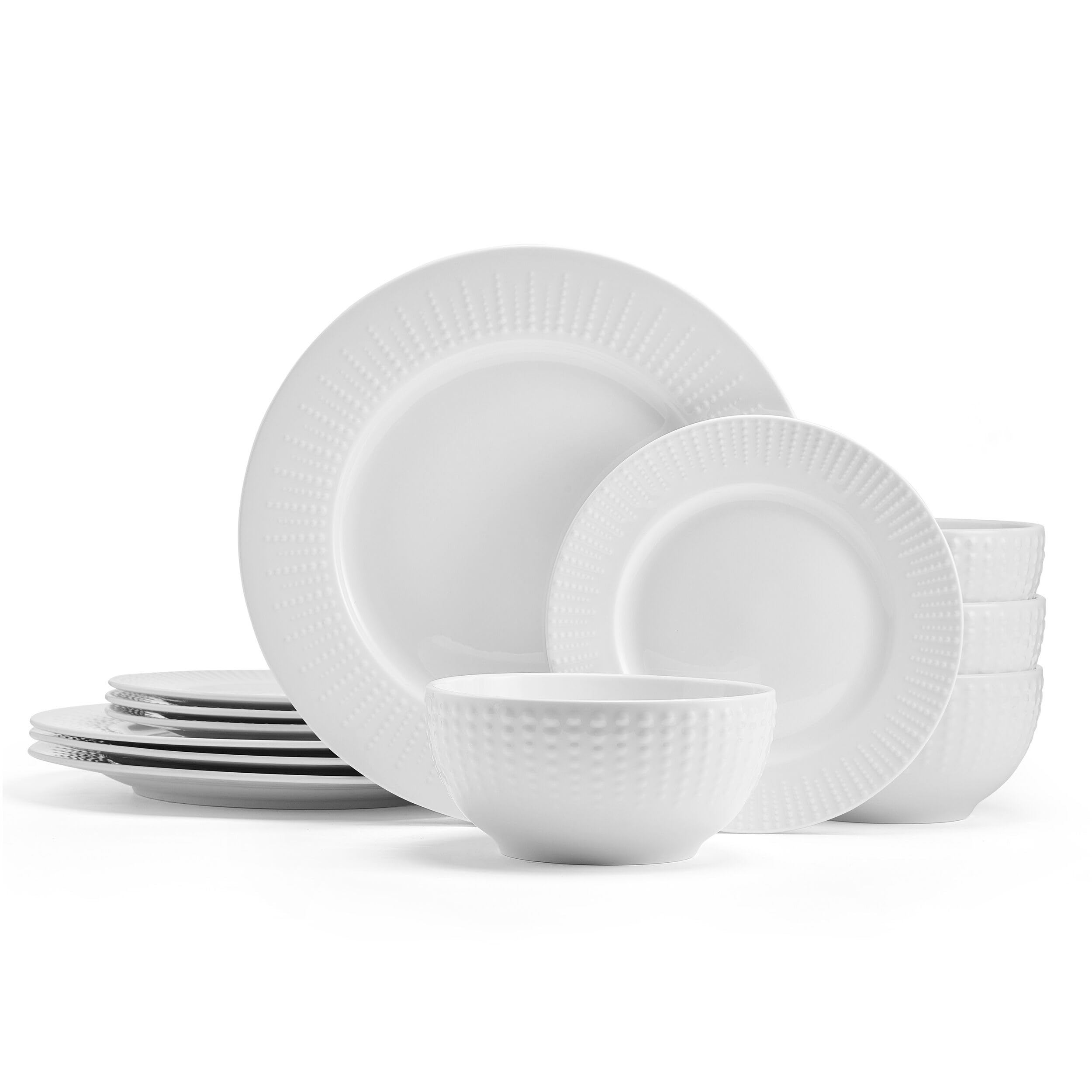 Pfaltzgraff Cassie 12 Piece Dinnerware Set, Service for 4