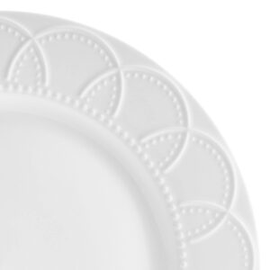 Pfaltzgraff Jules 12 Piece Dinnerware Set, Service for 4 White