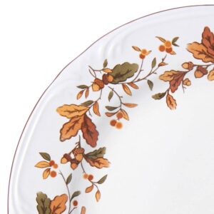 Pfaltzgraff Autumn Berry 16 Piece Dinnerware Set, Service for 4, Multi Colored & Autumn Berry Small Oval Platter