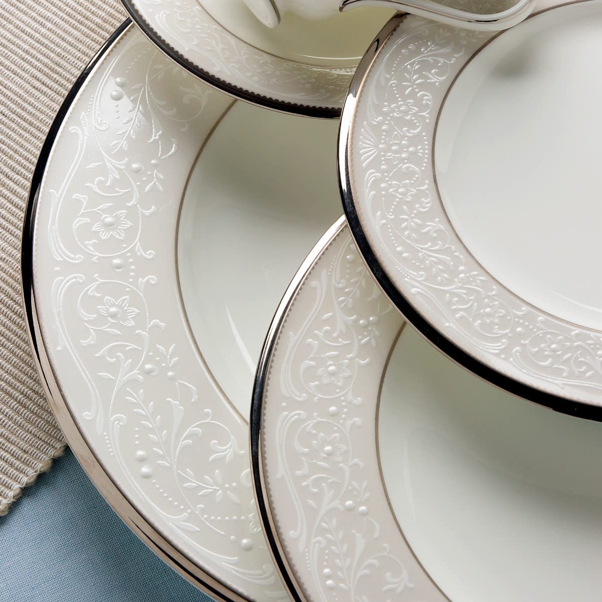 Noritake Silver Palace - 5 piece place setting