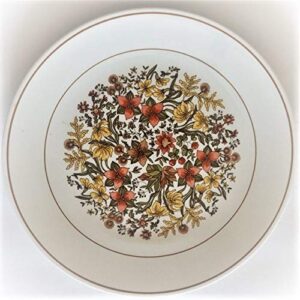 8.5" corelle salad plate - one (1) plate - pattern: indian summer