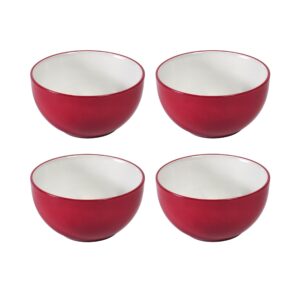 Pfaltzgraff Harmony 16 Piece Dinnerware Set (Service For 4), Red