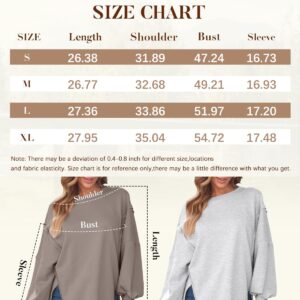 Trendy Queen Womens Oversized Sweaters Sweatshirts Crewneck Hoodies Winter Fashion Clothes Y2k Teen Girls Cute Preppy Fleece Outfits 2024