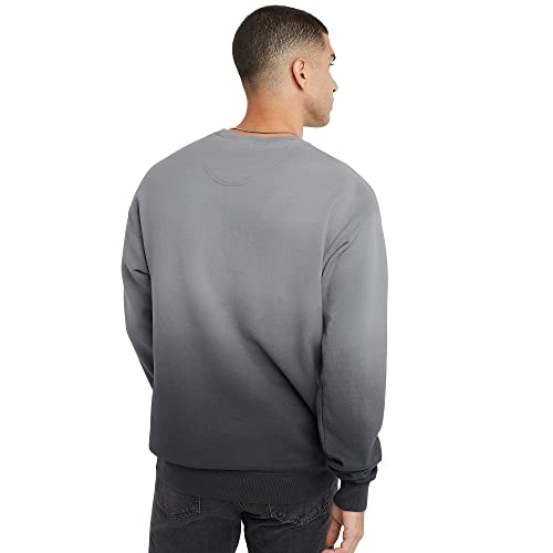 Hanes Originals Fleece, Garment Dyed Pullover, Crewneck Sweatshirts for Men, New Railroad Ombre