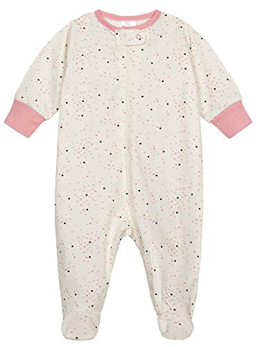 Onesies Brand Baby Girls' 4-Pack Sleep 'N Play Footies Multi Pack, Bunny Pink, Newborn