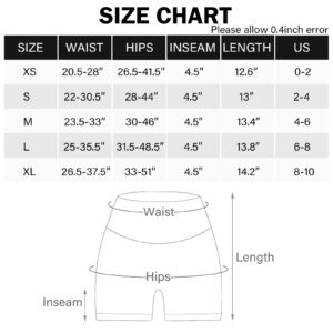 AUROLA Power Scrunch Butt Workout Shorts for Women Seamless Gym Shorts High Waist Tummy Control Yoga Biker Shorts,Chocolate Torte,M