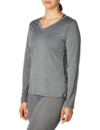 Hanes womens O9309 athletic shirts, Black Heather, X-Large US